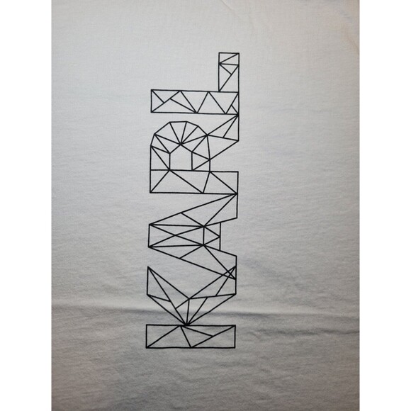 Karl Lagerfeld Spellout Double-sided Icon Logo Geometric Design Mens Size Medium - Picture 2 of 11
